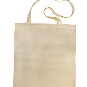 Baumwolltasche mit langen Henkeln, natur